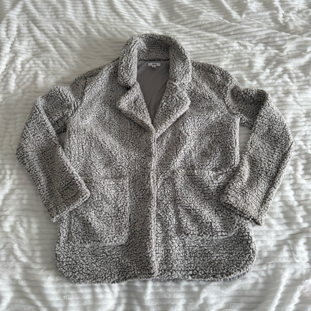 Ardene Gray Sherpa Jacket